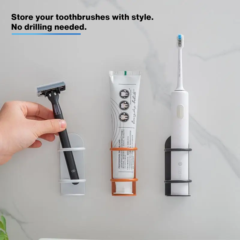 Wall-Mounted Toothbrush Holder