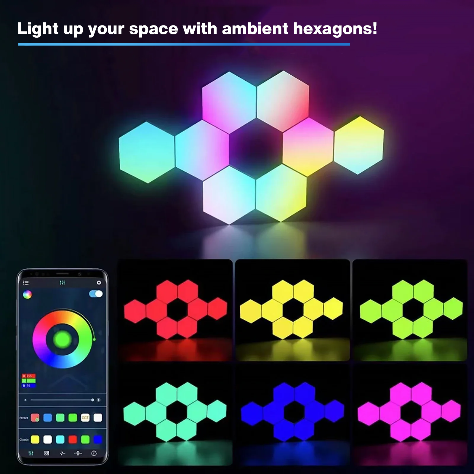 Hexagon RGB Lights